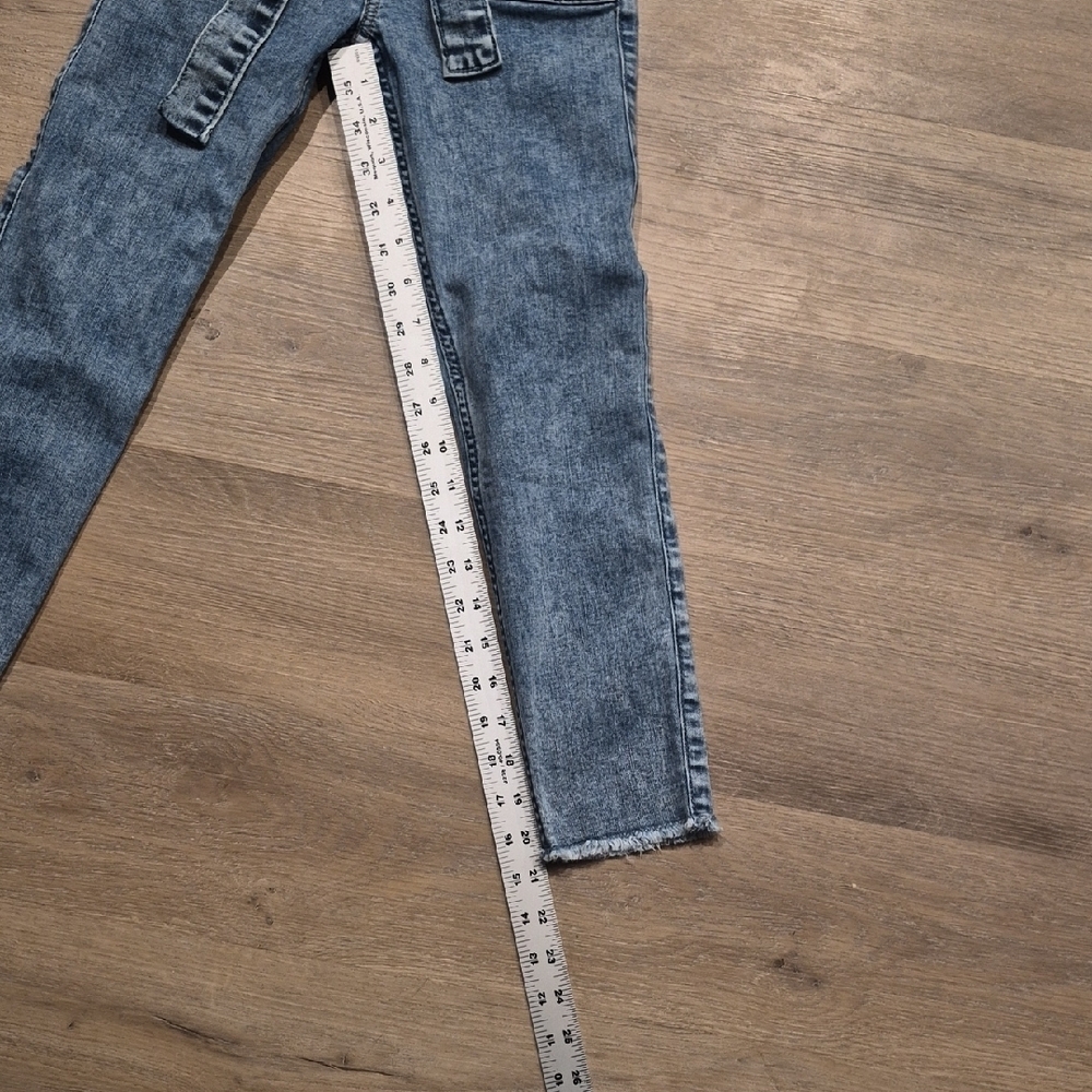 Abercrombie Kids Belted High Rise Ankle Skinny Jeans - Picture 5 of 8